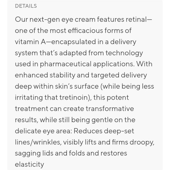 MURAD Retinal ReSculpt Eye Lift Treatment 15ml NEW IN BOX MSRP $92 - Picture 12 of 16